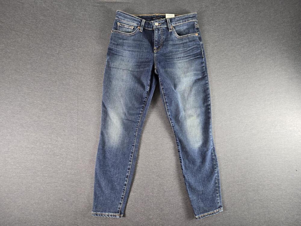 Lucky Brand Lolita Jeans Womens 8 29 Blue Low Rise Skinny Sculpt-Ed Denim Pants